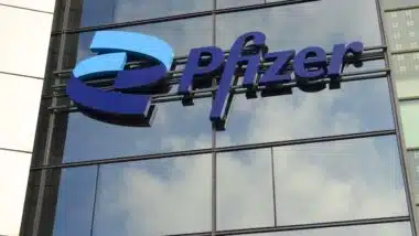 Logo Pfizer Inc. is an American multinational pharmacological and biotechnology corporation.