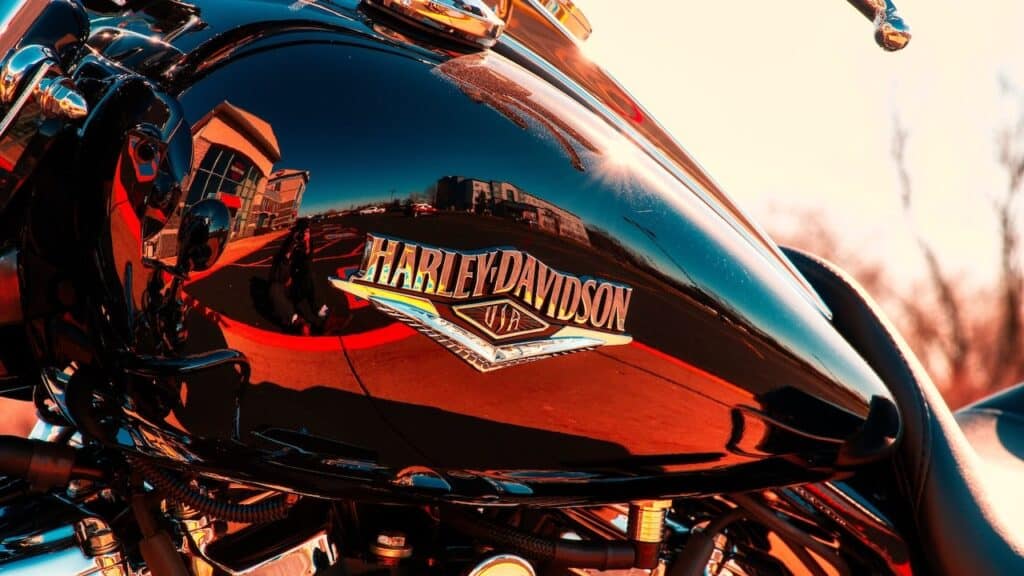 Harley-Davidson Motorcycle Logo - Gas Tank Location.