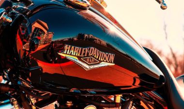 Harley-Davidson Motorcycle Logo - Gas Tank Location.