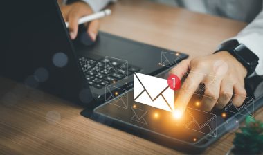 email marketing concept for business communication and digital marketing.