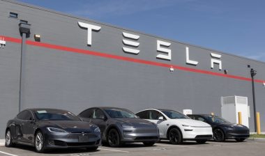 Tesla EV electric vehicle Service Center.