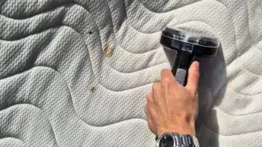 Cleaning with bissell hydrosteam spotclean