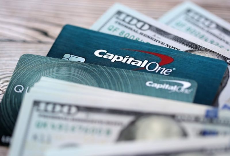 Capital One cards and money