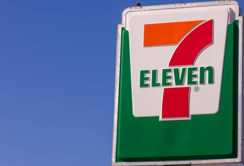 7-Eleven sign, outdoors
