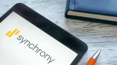 Logo of Synchrony Financial company.