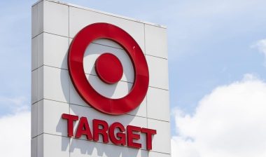 Target logo is seen at its store in Sunnyvale, California.