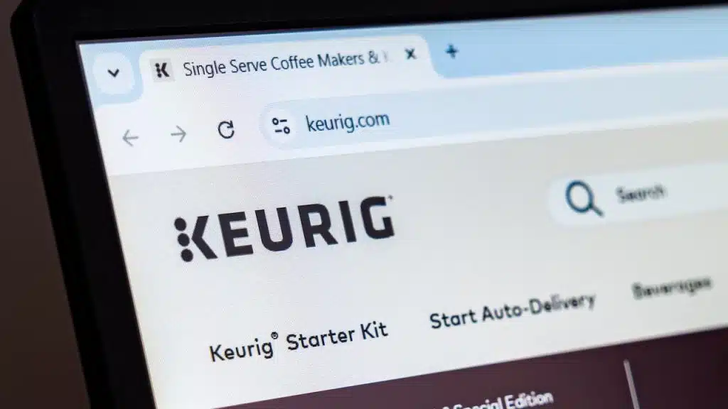 Keurig official website homepage