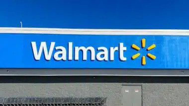 Walmart store sign