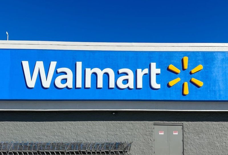 Walmart store sign