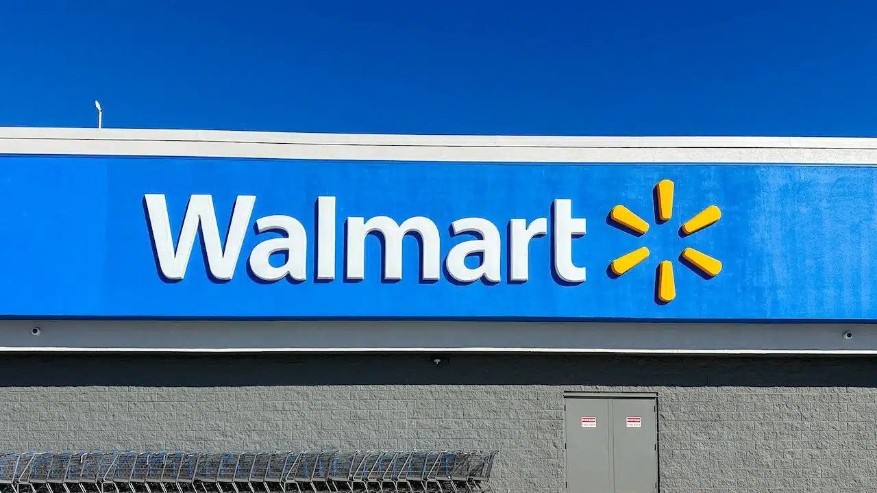 Walmart store sign