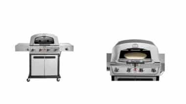 Cuisinart Propel+ Four Burner 3-in-1 Gas Grill with pizza oven