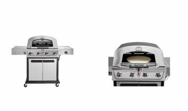 Cuisinart Propel+ Four Burner 3-in-1 Gas Grill with pizza oven