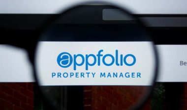 Illustrative Editorial of APPFOLIO.COM website homepage.