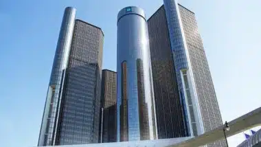 General Motors World Headquarters in Downtown Detroit