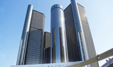 General Motors World Headquarters in Downtown Detroit