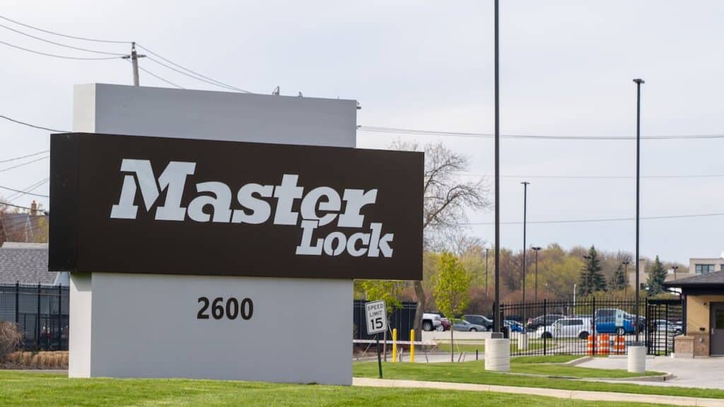 The Master Lock plant in Milwaukee, Wisconsin, USA