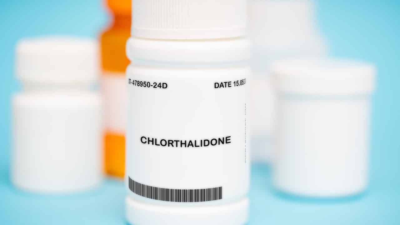a medication used to treat high blood pressure and fluid retention
