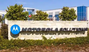 Motorola Solution signage, mission-critical communication solutions and services creator