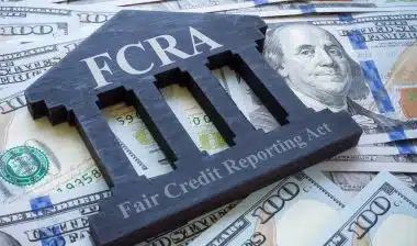 Cash and plate FCRA Fair credit reporting act.