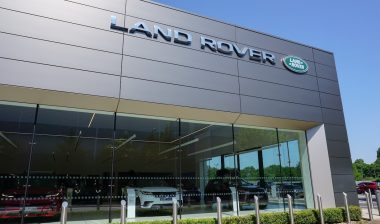 Car showroom of Land Rover