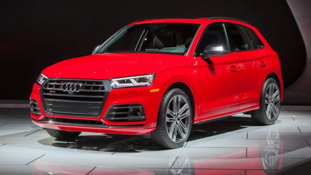 2018 Audi SQ5 on display at the North American International Auto Show