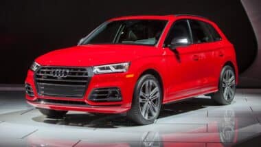 2018 Audi SQ5 on display at the North American International Auto Show