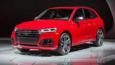 2018 Audi SQ5 on display at the North American International Auto Show