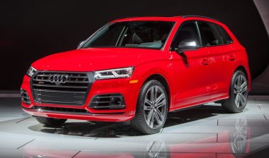 2018 Audi SQ5 on display at the North American International Auto Show
