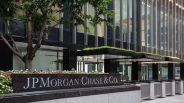 JP Morgan Chase office building at 270 Park Avenue in midtown Manhattan