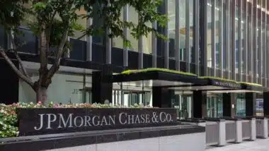 JP Morgan Chase office building at 270 Park Avenue in midtown Manhattan