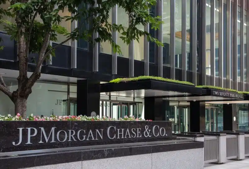JP Morgan Chase office building at 270 Park Avenue in midtown Manhattan