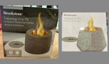 Brookstone-branded Tabletop Fire Pits