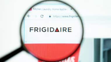 Homepage of Frigidare .Official website