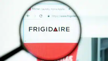 Homepage of Frigidare .Official website