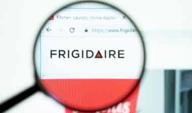 Homepage of Frigidare .Official website