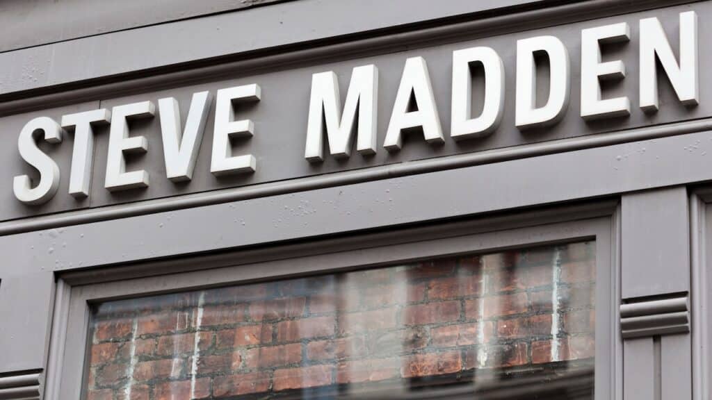 Steve Madden store in Soho.