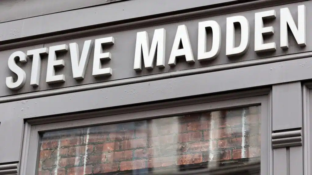 Steve Madden store in Soho.