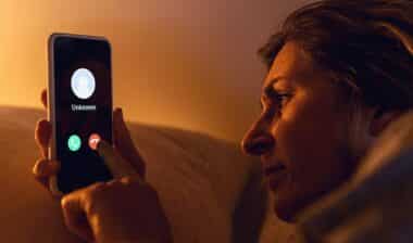 Unknown caller calling in the middle of the night.