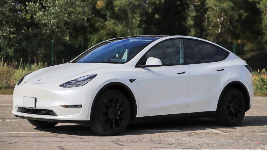 Exterior of the car Tesla Model Y