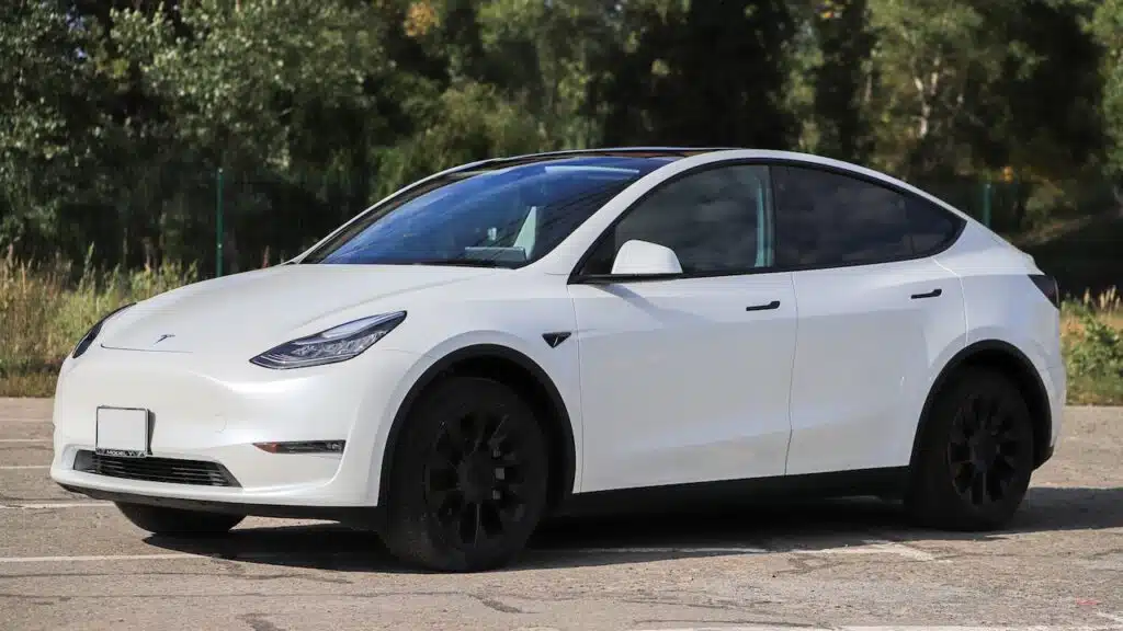 Exterior of the car Tesla Model Y
