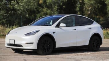 Exterior of the car Tesla Model Y
