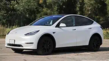 Exterior of the car Tesla Model Y