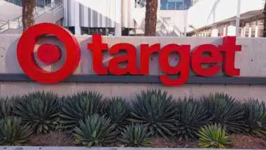 Target retail store sign