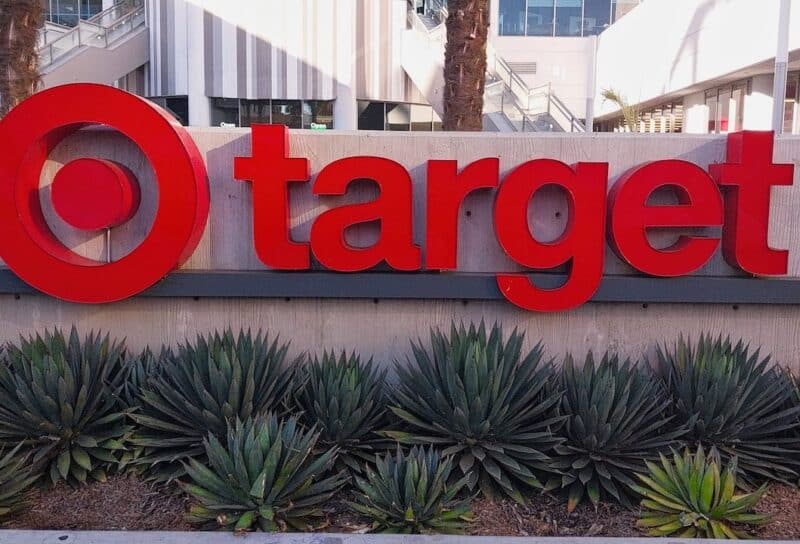 Target retail store sign