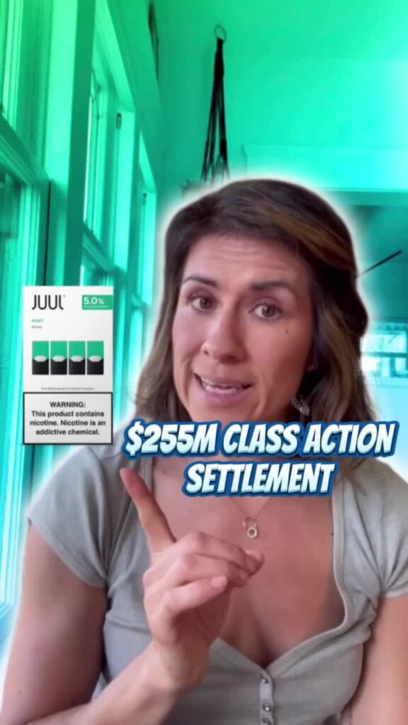 Juul Labs agreed to a $255 million class action lawsuit settlement!