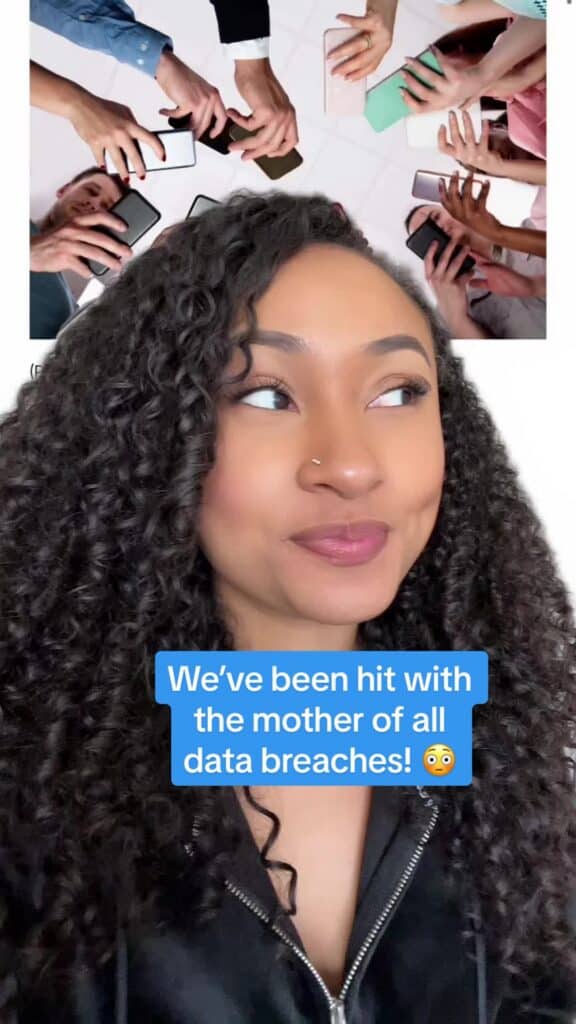 We’ve been hit with the ‘mother of all data breaches’ 😳🤯❗️What are your thoughts?! #databreach #venmo #canva #apollo #mrcooper #23andme