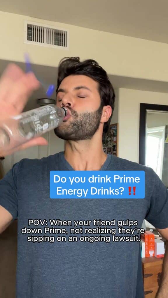 Do you drink Prime?! 💦 ⚠️ Visit the link in our bio for more on this case. #primeenergy #primehydration #ClassAction