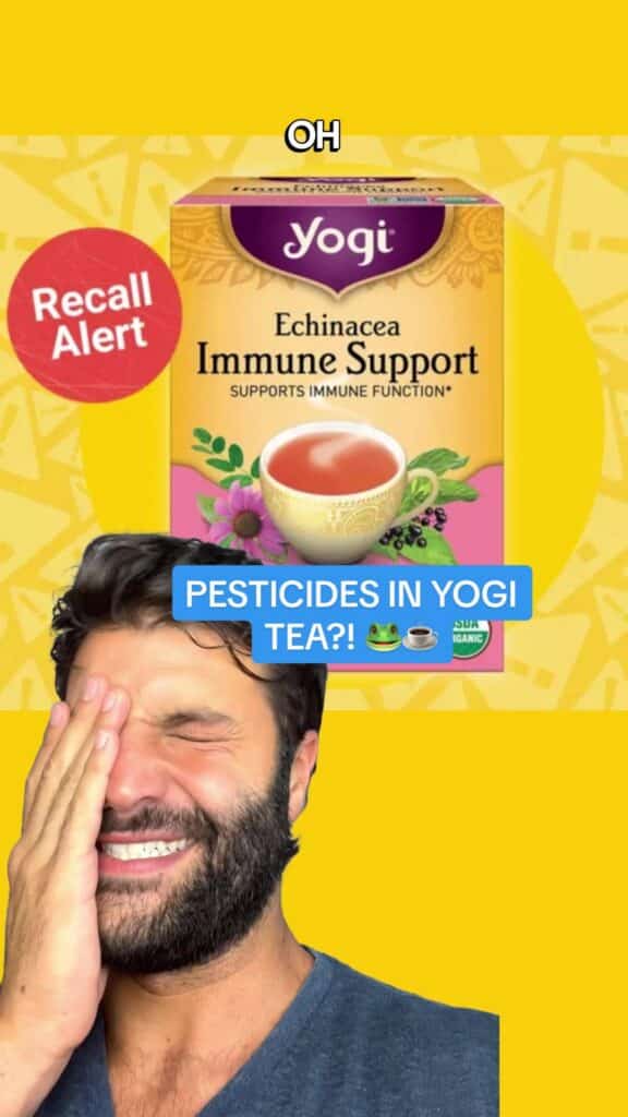 🐸 ☕️ Let us know if you’ve bought Yogi tea bags!? #Yogi #YogiTea #Tea #TeaBags #Consumer #ConsumerSafety #ClassAction #TopClassActions #FoodRecall
