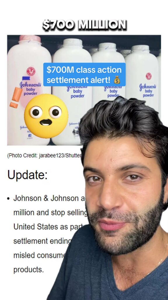 How do you feel about J&J stopping the production of Talc products?! 👀👂#johnsonandjohnson #johnsonsbaby #babypowder #consumer #classaction #classactionlawsuit #settlement #compensation
