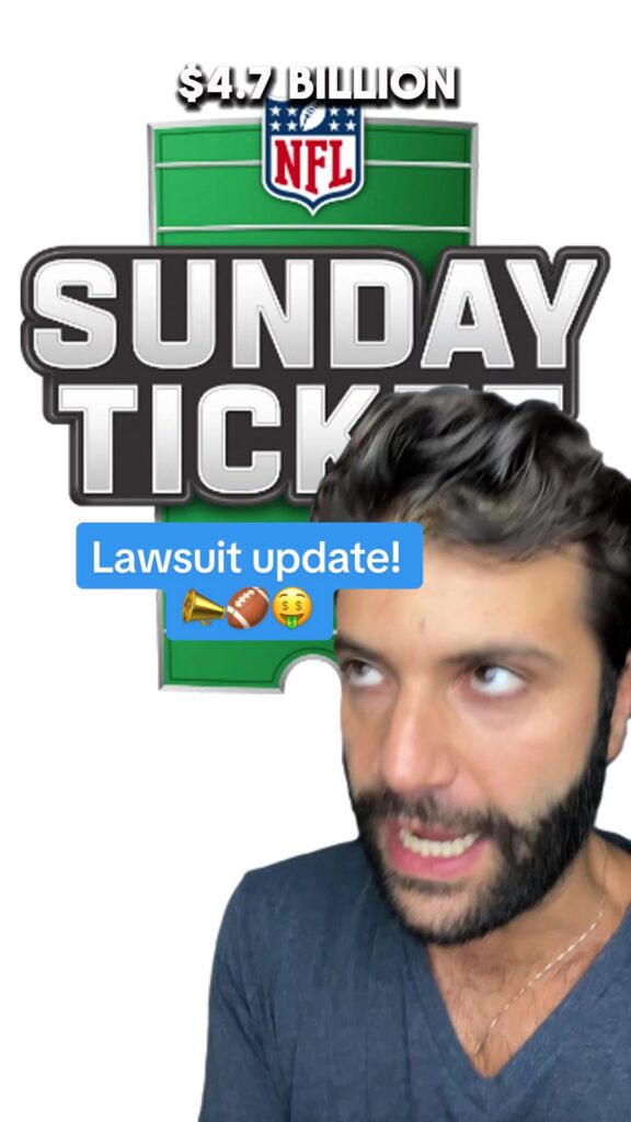 🏈 📣 Lawsuit update! What are your thoughts? 💭 #nfl #nflfootball #nflsunday #nflsundayticket #broadcast #classaction #consumer #classactionlawsuit #compensation #legalupdate #footballfans